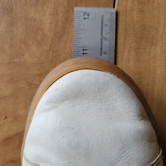 Sam Edelman Leather Sneakers Jayme Se-1980 Cream Lace-up Women's Size 8/8.5 - Picture 14 of 14